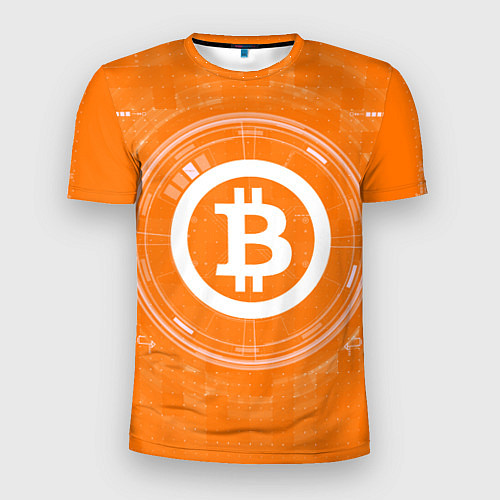 Мужская спорт-футболка Bitcoin Tech / 3D-принт – фото 1