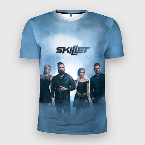 Мужская спорт-футболка Skillet: Smoke / 3D-принт – фото 1