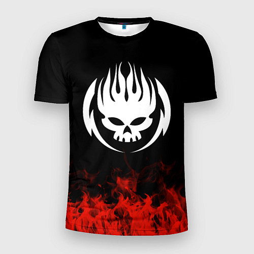 Мужская спорт-футболка The Offspring: Red Flame / 3D-принт – фото 1