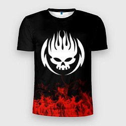 Мужская спорт-футболка The Offspring: Red Flame