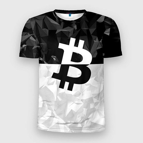 Мужская спорт-футболка Bitcoin: Poly Style / 3D-принт – фото 1