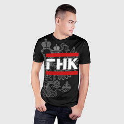 Футболка спортивная мужская ГНК: герб РФ, цвет: 3D-принт — фото 2