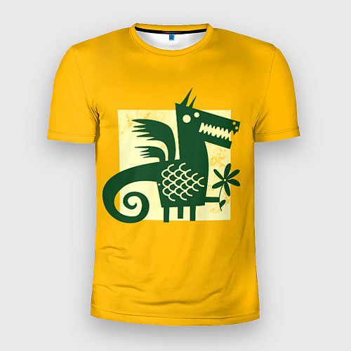 Мужская спорт-футболка Сказочный дракон / 3D-принт – фото 1