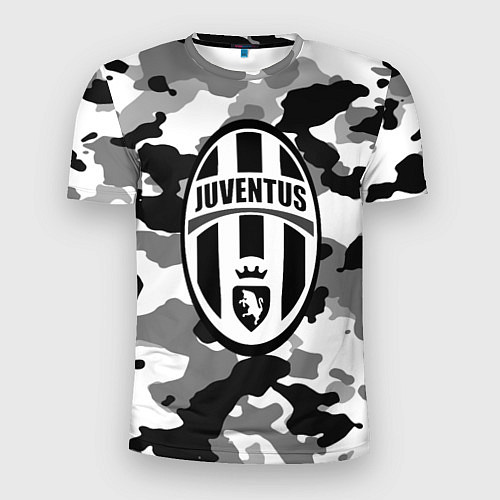 Мужская спорт-футболка FC Juventus: Camouflage / 3D-принт – фото 1