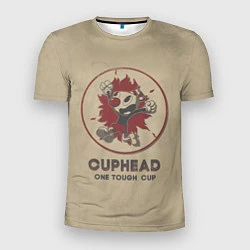 Мужская спорт-футболка Cuphead: One Touch Cup