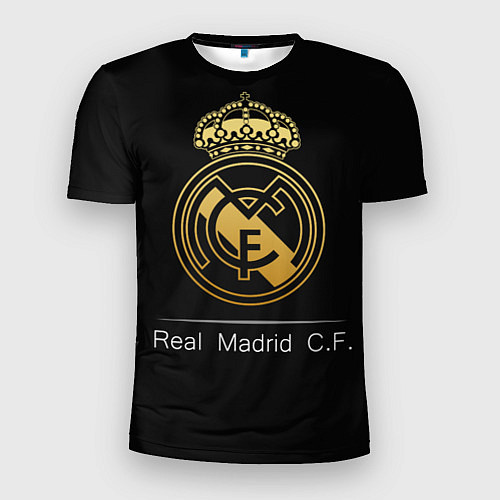 Мужская спорт-футболка FC Real Madrid: Gold Edition / 3D-принт – фото 1