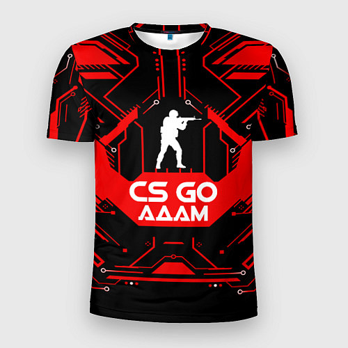 Мужская спорт-футболка CS:GO - Адам / 3D-принт – фото 1