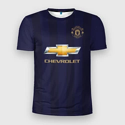 Футболка спортивная мужская FC MU: Pogba Away 18/19, цвет: 3D-принт