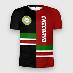 Футболка спортивная мужская Chechnya, Russia, цвет: 3D-принт
