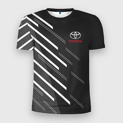 Мужская спорт-футболка Toyota: White Rays / 3D-принт – фото 1