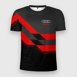 Футболка спортивная мужская Audi G&R, цвет: 3D-принт