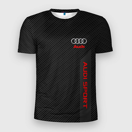 Мужская спорт-футболка Audi: Sport Line / 3D-принт – фото 1