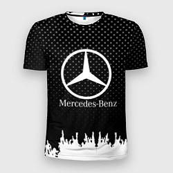 Футболка спортивная мужская Mercedes-Benz: Black Side, цвет: 3D-принт
