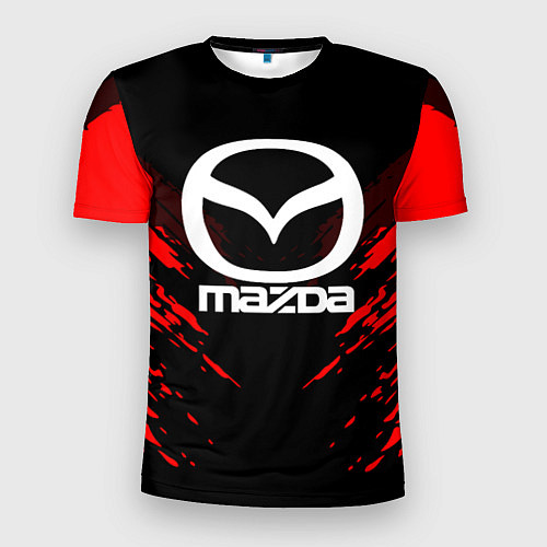 Мужская спорт-футболка Mazda: Red Anger / 3D-принт – фото 1