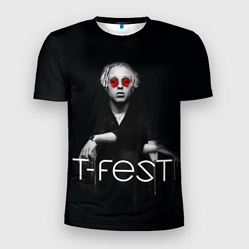 Мужская спорт-футболка T-Fest: Black Style / 3D-принт – фото 1