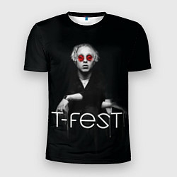 Футболка спортивная мужская T-Fest: Black Style, цвет: 3D-принт