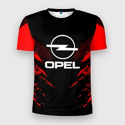 Футболка спортивная мужская Opel: Red Anger, цвет: 3D-принт