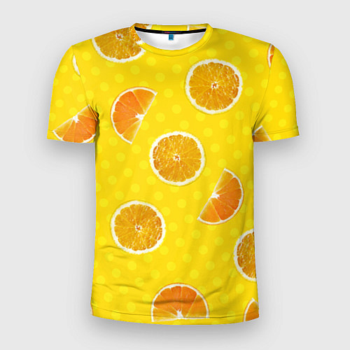Мужская спорт-футболка Апельсиновое настроение / 3D-принт – фото 1