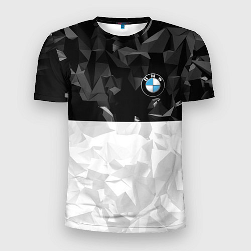 Мужская спорт-футболка BMW BLACK COLLECTION / 3D-принт – фото 1