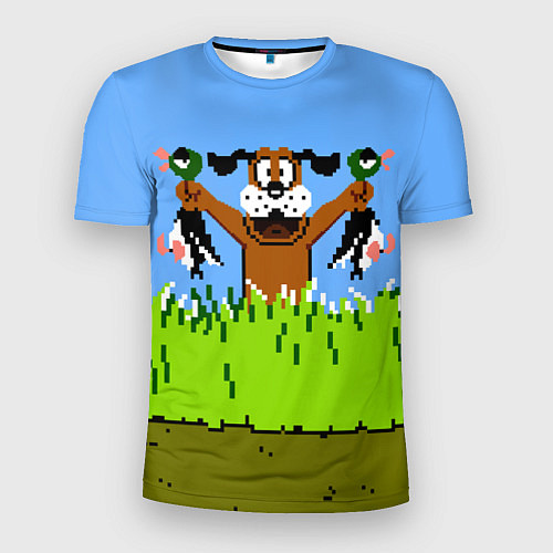 Мужская спорт-футболка Duck Hunt / 3D-принт – фото 1