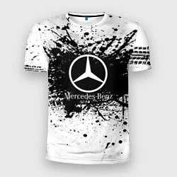 Мужская спорт-футболка Mercedes-Benz: Black Spray