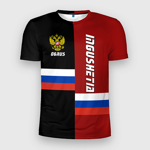 Мужская спорт-футболка Ingushetia, Russia / 3D-принт – фото 1