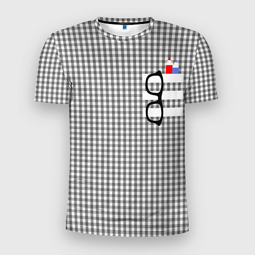 Мужская спорт-футболка Карман хипстера / 3D-принт – фото 1