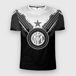 Футболка спортивная мужская FC Inter: Black Style, цвет: 3D-принт