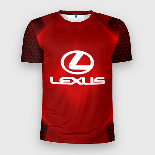 Мужская спорт-футболка Lexus: Red Light / 3D-принт – фото 1