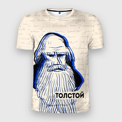 Мужская спорт-футболка Лев Толстой