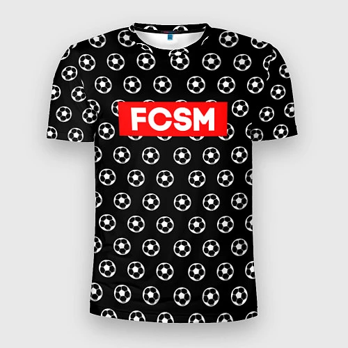 Мужская спорт-футболка FCSM Supreme / 3D-принт – фото 1