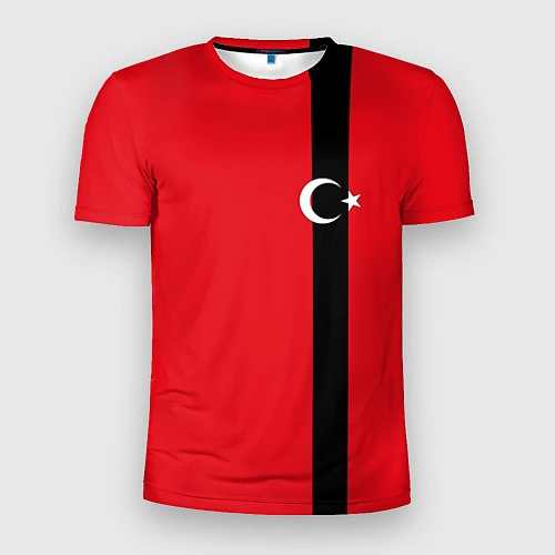 Мужская спорт-футболка Турция / 3D-принт – фото 1