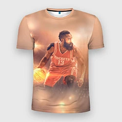 Мужская спорт-футболка NBA Rockets 13