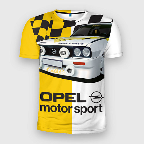 Мужская спорт-футболка Opel Motor Sport: Ascona B / 3D-принт – фото 1