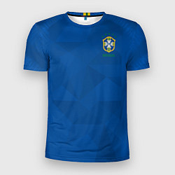 Мужская спорт-футболка Бразилия: Гостевая ЧМ-2018
