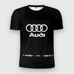 Мужская спорт-футболка Audi: Black Abstract