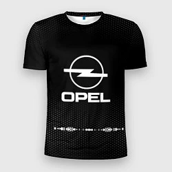 Мужская спорт-футболка Opel: Black Abstract