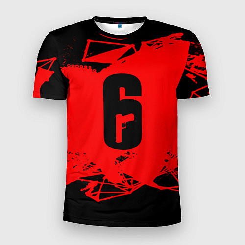 Мужская спорт-футболка R6S: Red Outbreak / 3D-принт – фото 1