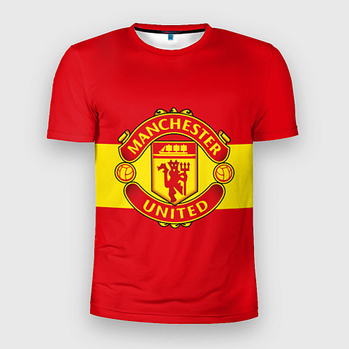 Мужская спорт-футболка FC Man United: Red Style / 3D-принт – фото 1