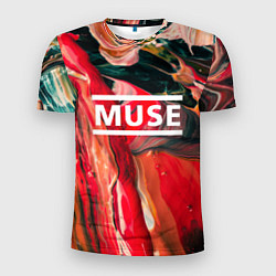 Мужская спорт-футболка MUSE: Red Colours