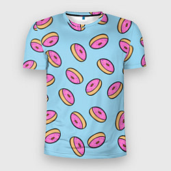 Мужская спорт-футболка Стиль пончиков