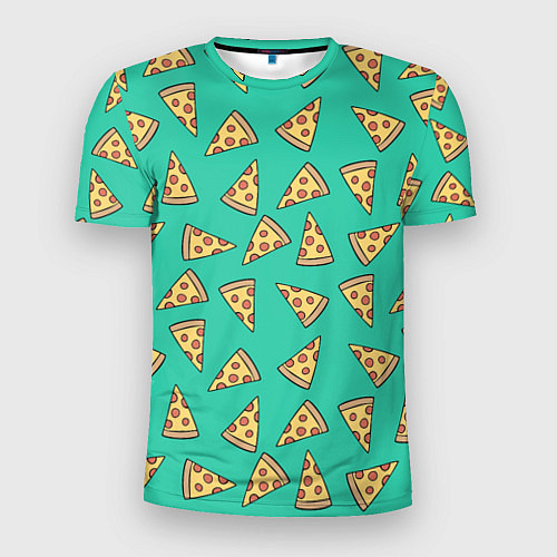 Мужская спорт-футболка Стиль пиццы / 3D-принт – фото 1