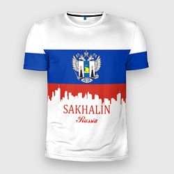 Мужская спорт-футболка Sakhalin: Russia