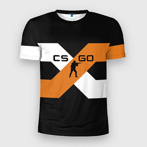Мужская спорт-футболка CS:GO X / 3D-принт – фото 1