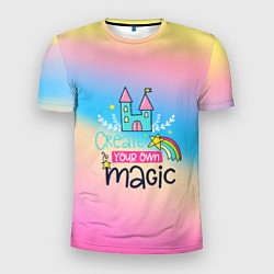Мужская спорт-футболка Create your own magic
