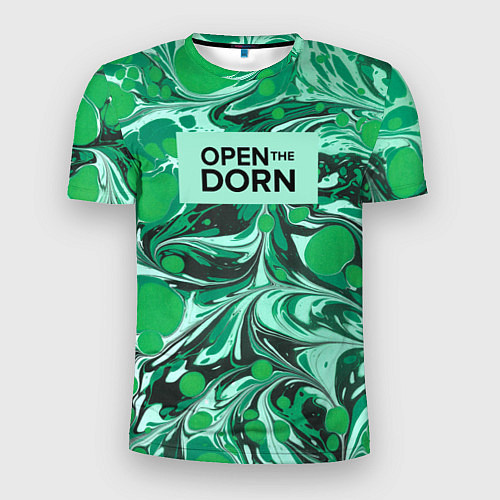 Мужская спорт-футболка Open the Dorn / 3D-принт – фото 1