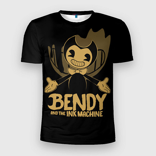 Мужская спорт-футболка Bendy And the ink machine / 3D-принт – фото 1