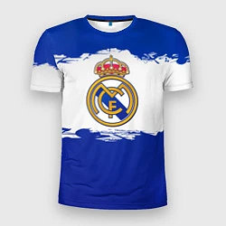Футболка спортивная мужская Real Madrid FC, цвет: 3D-принт