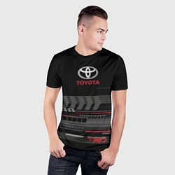 Футболка спортивная мужская Toyota TRD, цвет: 3D-принт — фото 2