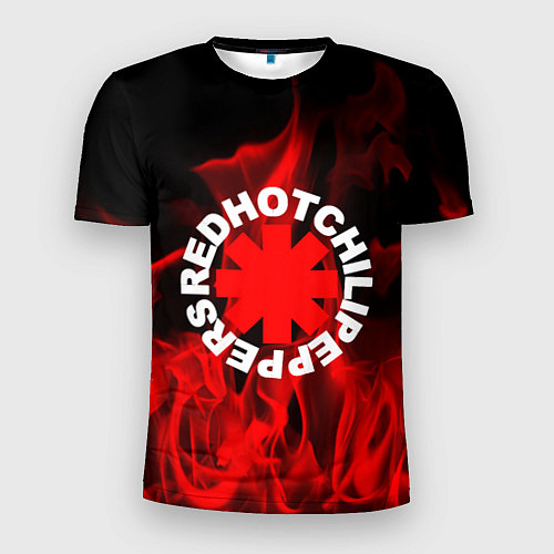 Мужская спорт-футболка RHCP: Red Flame / 3D-принт – фото 1